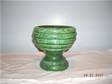BRUSH MCCOY Pottery GREEN ONYX Ring Band Planter Vase